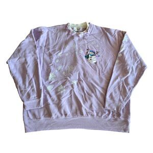 Vintage Y2K Snowman Chirstmas Crewneck Pullover Long Sleeve size XL Comfy Cute